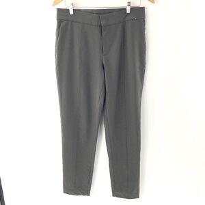 Mondetta Women Pants Elastic Waist High Rise Tailored Comfort Green Sz 6